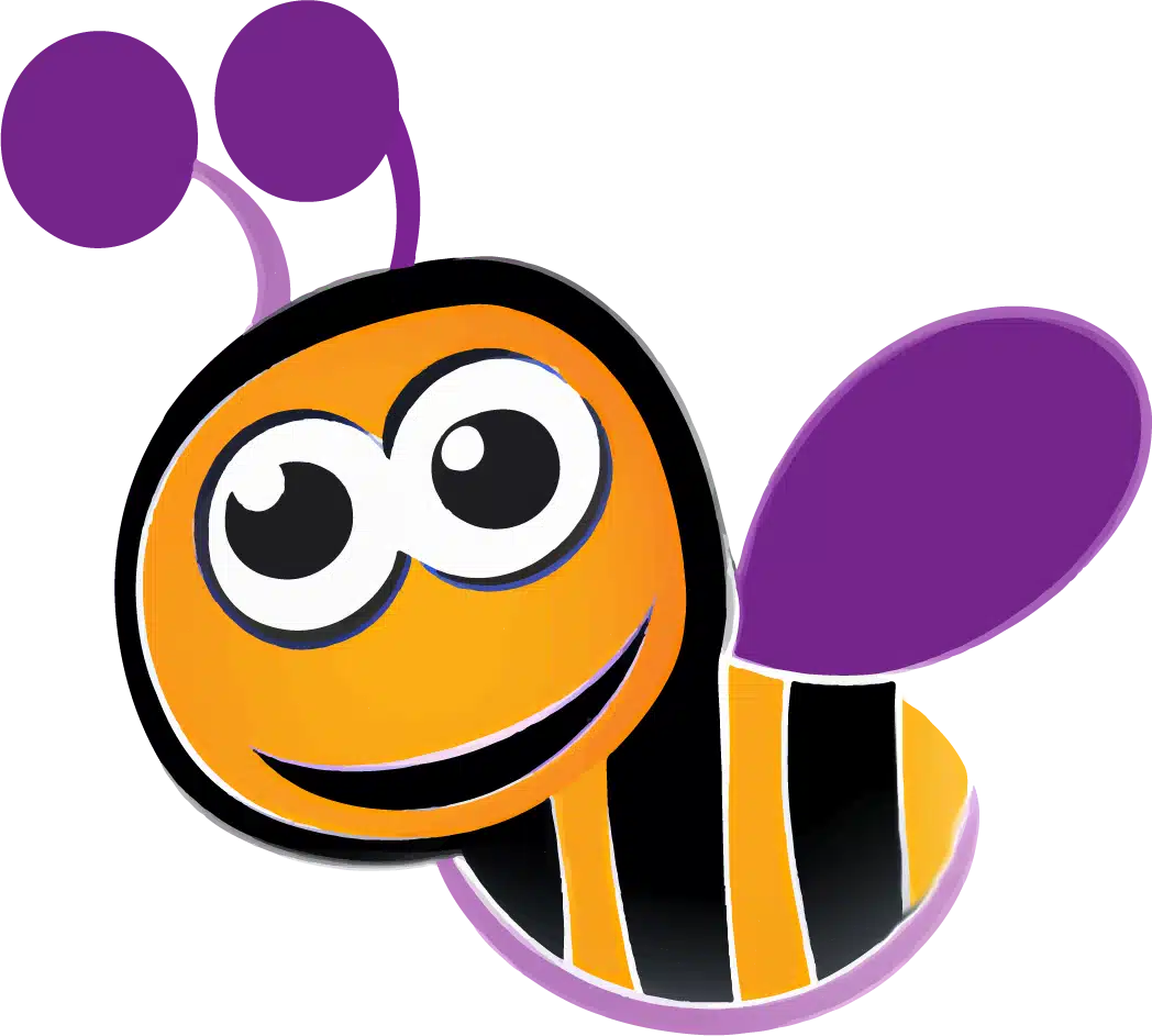 PATCHZZZZ the busybee badge bee
