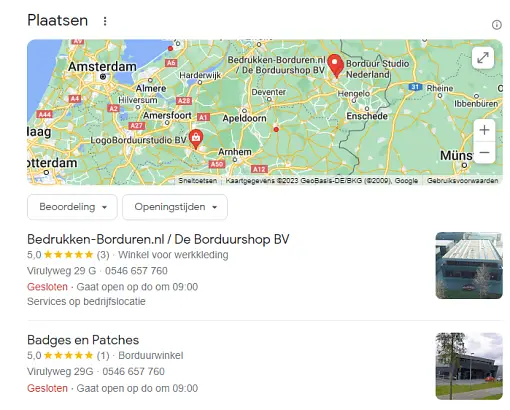 google-maps-beste-borduurbedrijf-kledingdruk-bedrijf-van-nederland